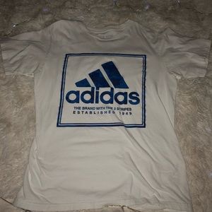White ADIDAS T Shirt